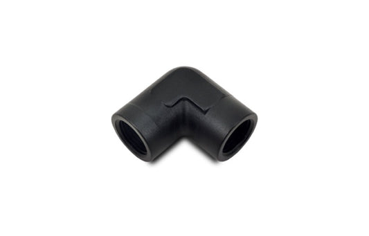Vibrant 1/4in NPT 90 Degree Female Pipe Coupler Fitting