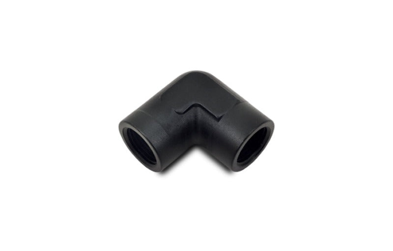 Vibrant 3/8in NPT 90 Degree Female Pipe Coupler Fitting
