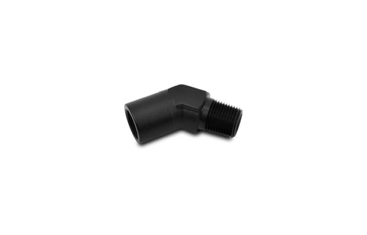 Vibrant 3/8in NPT Female to Male 45 Degree Pipe Adapter Fitting