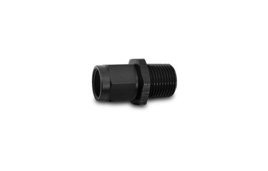 Vibrant -12AN to 1/2in NPT Female Swivel Straight Adapter Fitting