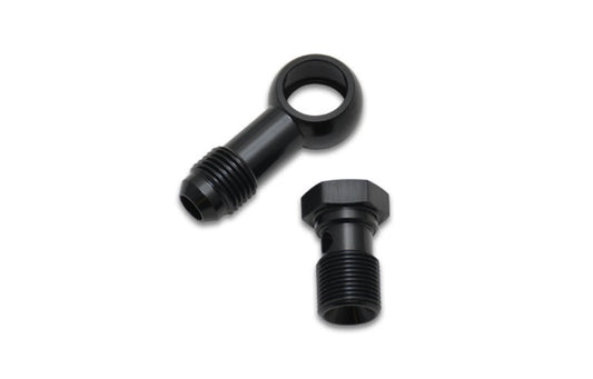 Vibrant Single -6AN 9/16-20 Aluminum Male Banjo Adapter Assembly