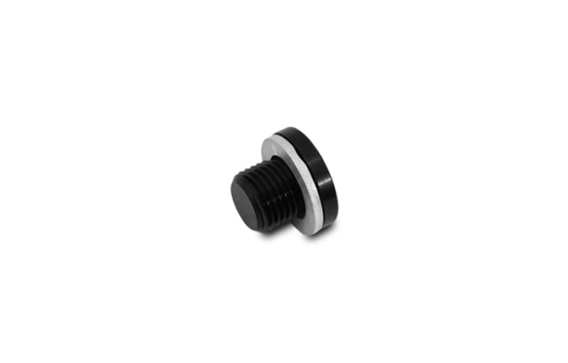 Vibrant M18 x 1.5 Metric Aluminum Port Plug with Crush Washer