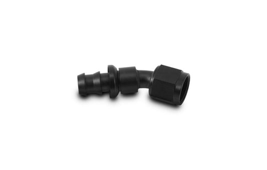 Vibrant Push-On 30 Degree Hose End Elbow Fitting Size -4AN
