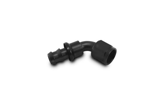 Vibrant Push-On 60 Degree Hose End Elbow Fitting Size -6AN