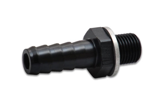 Vibrant 18mm x 1.5 Metric to 3/4in Barb Fitting - Aluminum