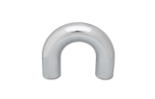 Vibrant 3.5in O.D. Universal Aluminum Tubing (180 degree Bend) - Polished