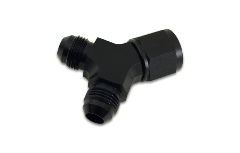 Vibrant -10AN Female x Dual -8AN Male Y-Adapter Fitting - Aluminum