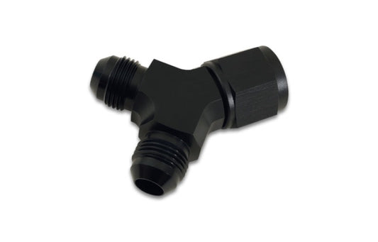 Vibrant -10AN Female x Dual -8AN Male Y-Adapter Fitting - Aluminum