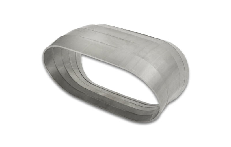 Vibrant Vertical 304 SS Nominal 3 in. Oval/3.10 in. Centerline Radius, 9 degree