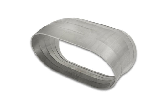Vibrant Vertical 304 SS Nominal 3 in. Oval/3.10 in. Centerline Radius, 9 degree