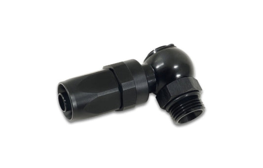 Vibrant Single -6AN x -6 ORB Male Banjo to Hose End Aluminum Fitting