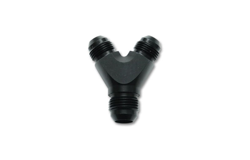 Vibrant -16AN x -16AN x 16AN Y-Adapter Fitting - Aluminum Black