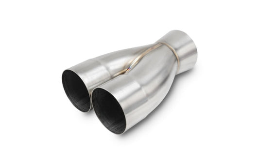 Vibrant 2-1 SS Merge Collectors (3in Inlet Slipover ID 3-1/2in Outlet OD)