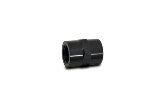 Vibrant 1/8in NPT Female Pipe Coupler Fitting - Aluminum