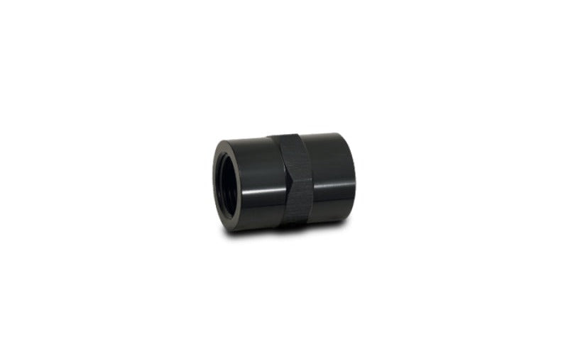 Vibrant 1/4in NPT Female Pipe Coupler Fitting - Aluminum