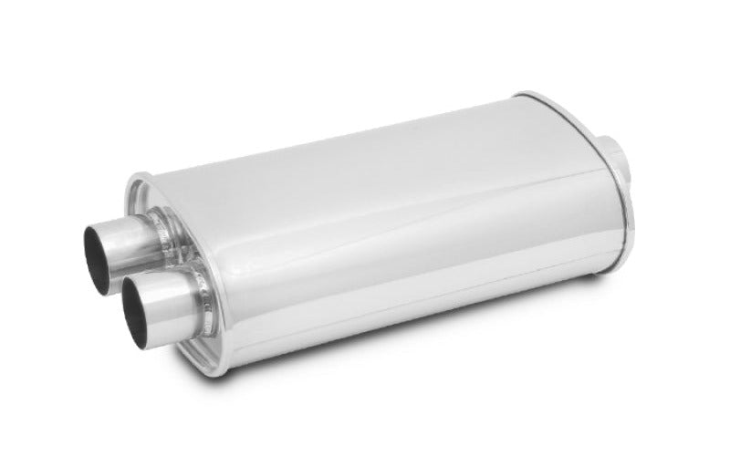 Vibrant StreetPower Oval Muff 5in x 9in x 15in long body 3in in I.D. x dual
