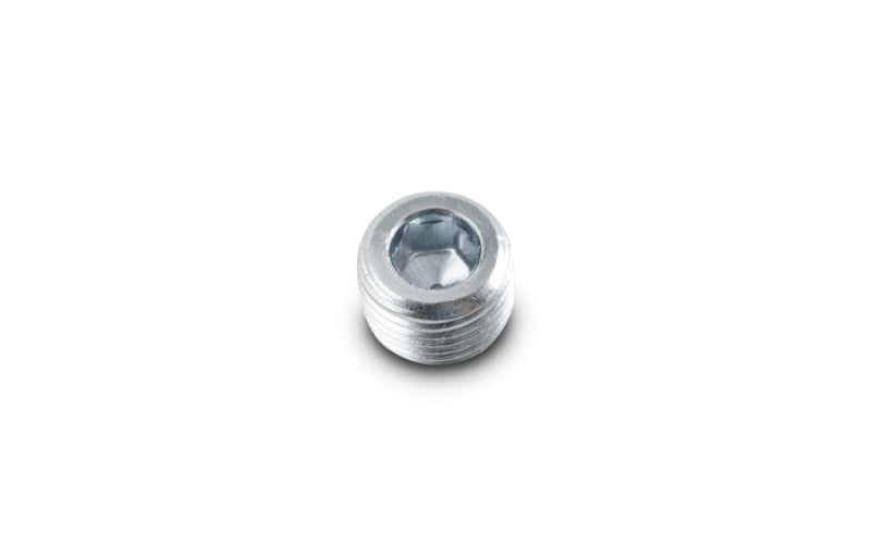 Vibrant 1/8in NPT Male Plug for EGT weld bung - Zinc Plated Mild Steel
