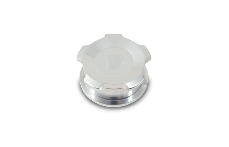 Vibrant 2.75in OD Aluminum Weld Bungs w/Polished Aluminum Threaded Cap