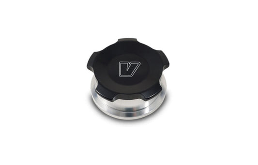 Vibrant 2.75in OD Aluminum Weld Bungs w/Anodized Black Aluminum Threaded Cap