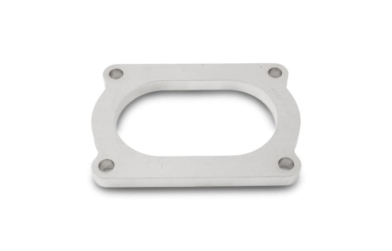 Vibrant T304 SS 4 Bolt Flange for 3in O.D. Oval tubing