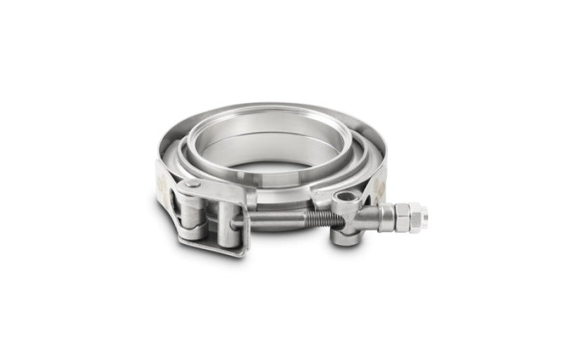 Vibrant T304 SS V-Band Flange Assembly for 5in O.D. Tubing incl 2 V-Band