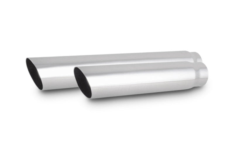Vibrant 3in Round SS Truck/SUV Exhaust Tip (Single Wall Angle Cut) 1559