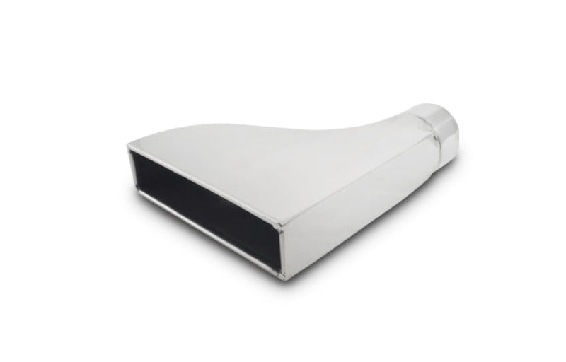 Vibrant 7.75in x 1.875in Rectangular SS Exhaust Tip (Camaro Style) - with 2.5in