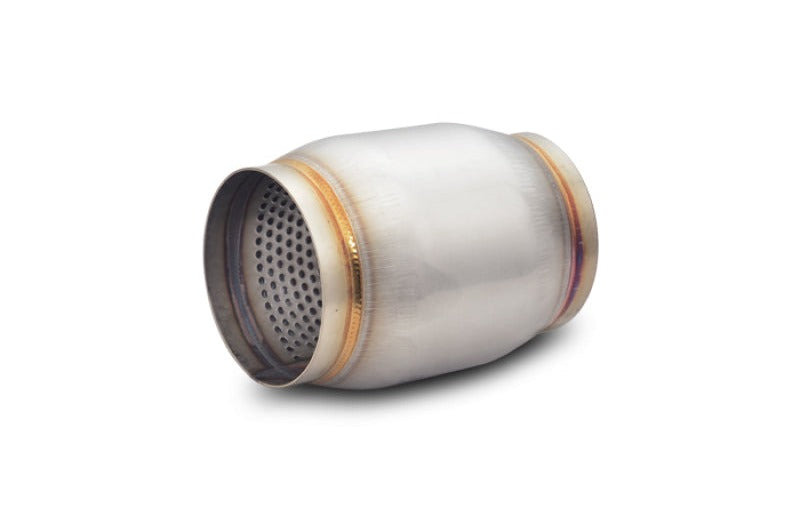 Vibrant SS Race Muffler 4.5in inlet/outlet x 5in long
