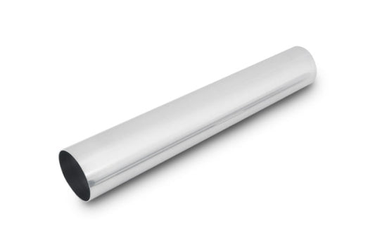 Vibrant 3in O.D. Universal Aluminum Tubing (18in long Straight Tube) - Polished