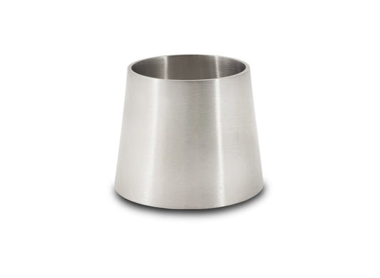 Vibrant 2.5in x 3in T304 Stainless Steel Straight (Concentric) Reducer