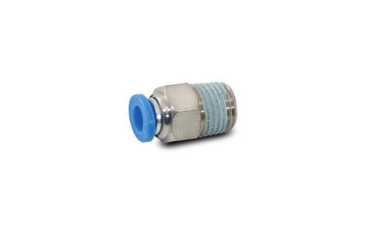 Vibrant Male Straight Pneumatic Vacuum Fitting (1/4in NPT Thread) - for 1/4in