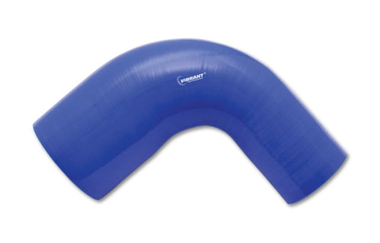 Vibrant 4 Ply Reinforced Silicone 90 degree Transition Elbow 2in ID x 2.5in