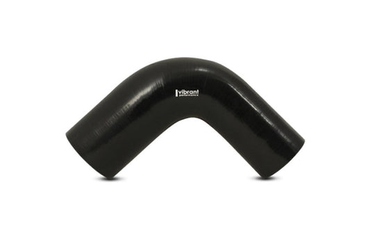 Vibrant 4 Ply Reinforced Silicone 90 degree Transition Elbow - 2.5in I.D.
