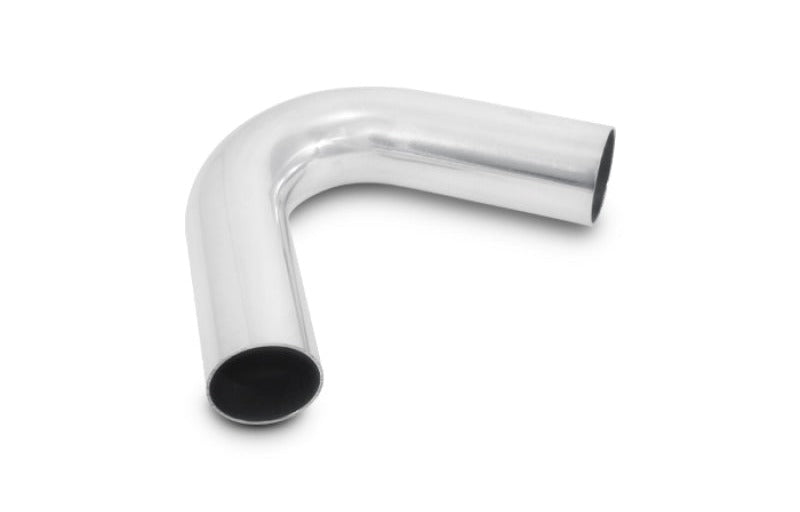 Vibrant 3in O.D. Universal Aluminum Tubing (120 degree Bend) - Polished