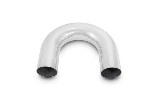 Vibrant 2.5in O.D. Universal Aluminum Tubing (180 degree Bend) - Polished