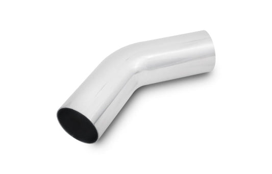 Vibrant 4in O.D. Universal Aluminum Tubing (45 degree bend) - Polished