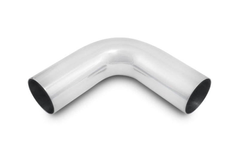 Vibrant 3.5in O.D. Universal Aluminum Tubing (90 degree bend) - Polished