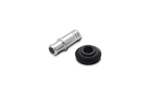Vibrant 10mm (2/5in) O.D. Aluminum Vacuum Hose Fitting (includes Rubber Grommet)