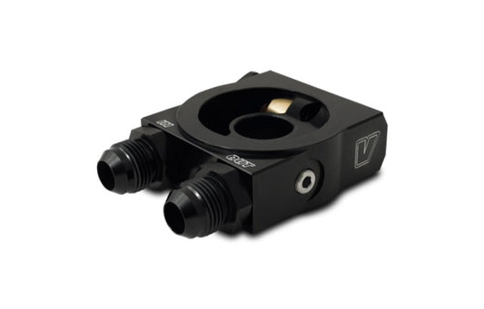 Vibrant Thermostatic Oil Cooler Sandwich Adapter w/Thermostat