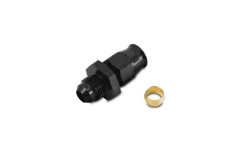 Vibrant -6AN Male to 5/16in Tube Adapter Fittings with Brass Olive Insert