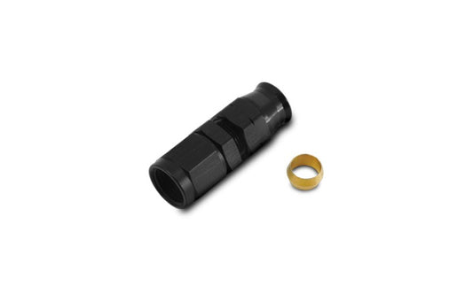 Vibrant -6AN Female to 3/8in Tube Adapter Fitting (with Brass Olive Insert)