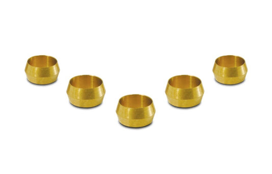 Vibrant Brass Olive Inserts 3/8in - Pack of 5