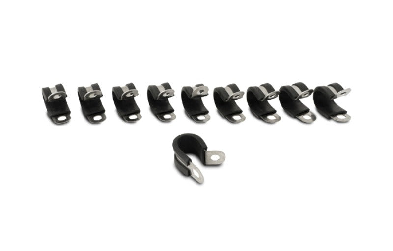 Vibrant Cushion Clamp for 1/4in (-4AN) Hose - Pack of 10