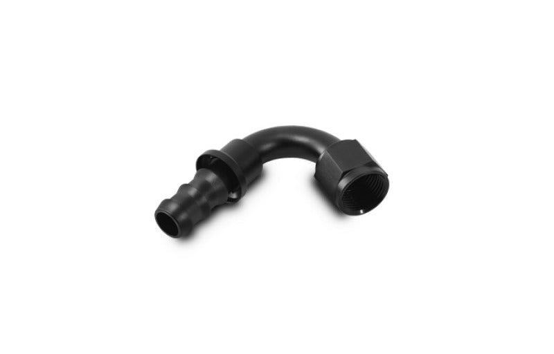 Vibrant Push-On 120 Degree Hose End Elbow Fitting - -8AN