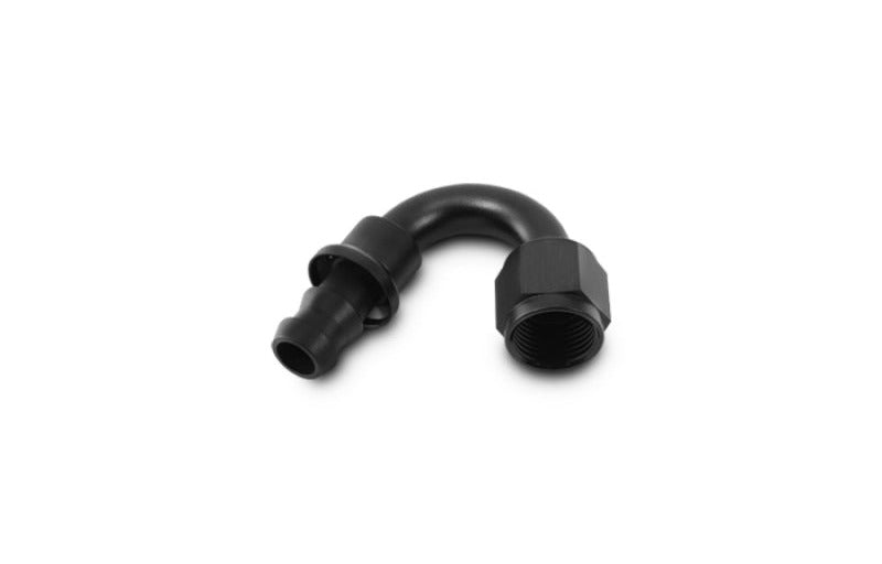 Vibrant -6AN Push-On 150 Degree Hose End Fitting