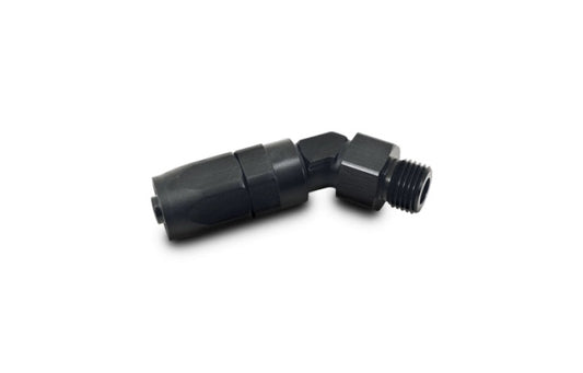 Vibrant Male -6AN 45 Degree Hose End Fitting - 9/16-18 Thread (6)