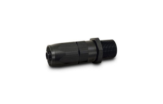 Vibrant -12AN Male NPT Straight Hose End Fitting - 1/2 NPT