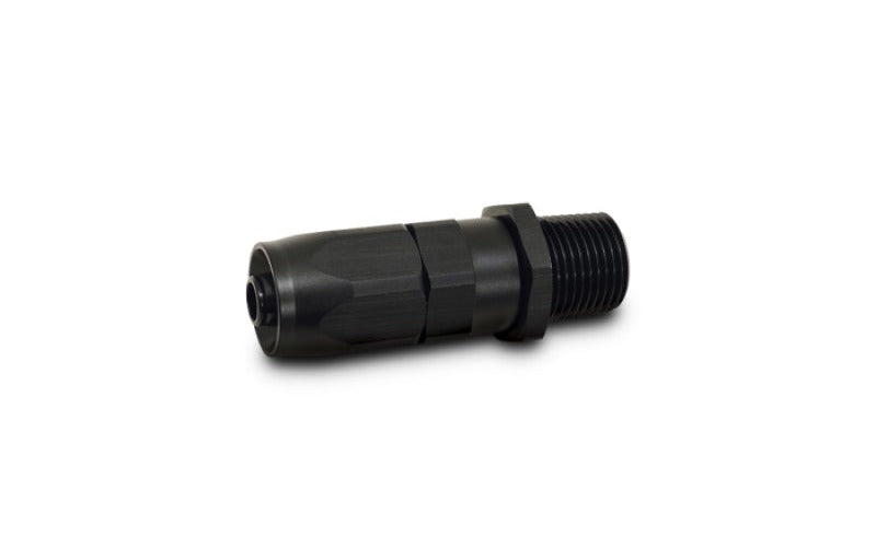 Vibrant -12AN Male NPT Straight Hose End Fitting - 3/4 NPT