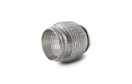 Vibrant SS Flex Coupling with Interlock Liner and Mesh Braid 3in inlet/outlet
