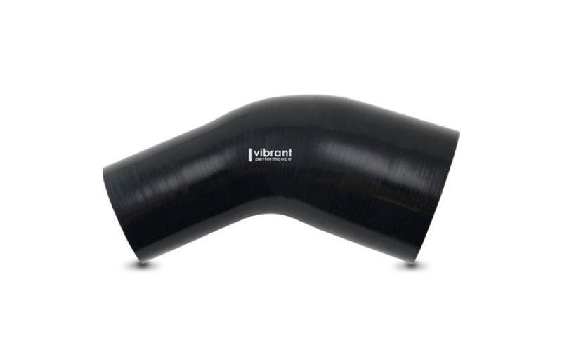 Vibrant 45 Degree Silicone Transition Elbow Hose ID 2.25in x 2.00in